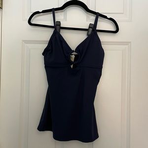 Michael Kors navy blue 3 piece tankini